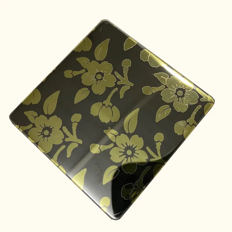 Gold hairline stainless steel sheet wholesalers
