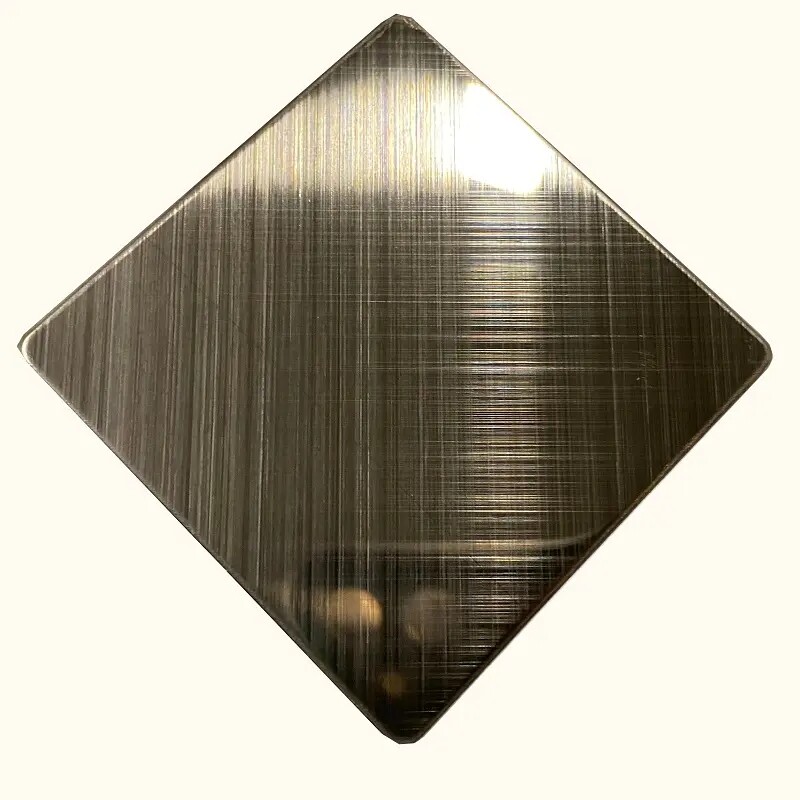 Gold hairline stainless steel sheet manufacturers