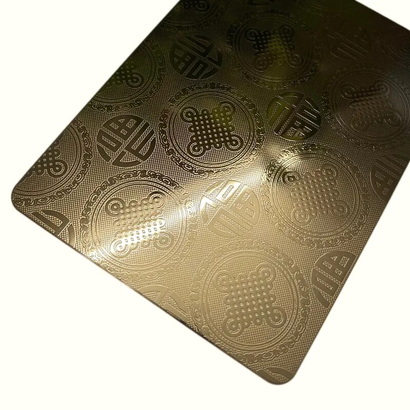decorative etching stainless steel sheets