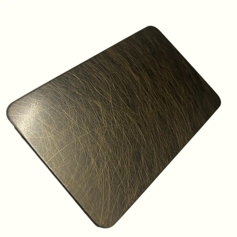 decorative black hairline stainless steel sheets