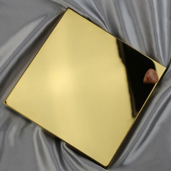 Champagne gold mirror stainless steel coil