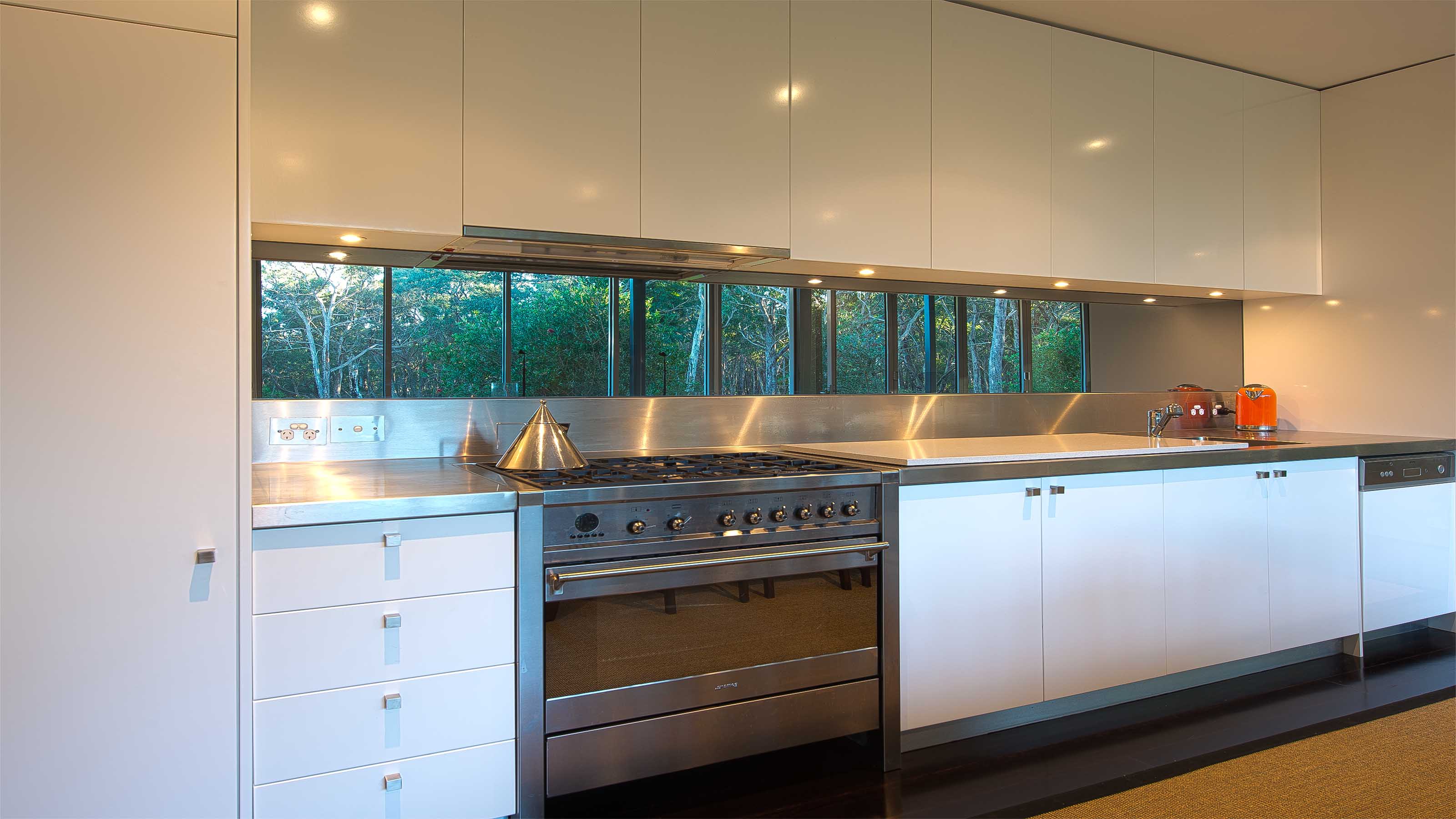 Mirror Stainless Steel and Glass